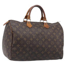 LOUIS VUITTON Monogram Speedy 35 Hand Bag M41524 LV Auth bs37030-1
