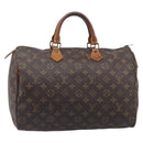 LOUIS VUITTON Monogram Speedy 35 Hand Bag M41524 LV Auth bs37030-13