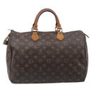 LOUIS VUITTON Monogram Speedy 35 Hand Bag M41524 LV Auth bs37030-2