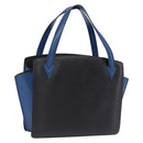 LOUIS VUITTON Epi Bicolor Varenne Hand Bag Black Blue M52385 LV Auth bs37031-1