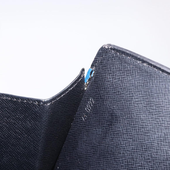 LOUIS VUITTON Epi Bicolor Varenne Hand Bag Black Blue M52385 LV Auth bs37031