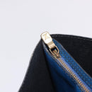 LOUIS VUITTON Epi Bicolor Varenne Hand Bag Black Blue M52385 LV Auth bs37031-26