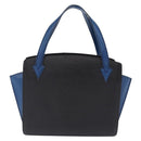 LOUIS VUITTON Epi Bicolor Varenne Hand Bag Black Blue M52385 LV Auth bs37031-2