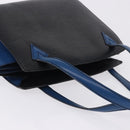 LOUIS VUITTON Epi Bicolor Varenne Hand Bag Black Blue M52385 LV Auth bs37031-6
