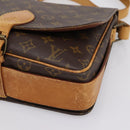 LOUIS VUITTON Monogram Cartouchiere GM Shoulder Bag M51252 LV Auth bs37032-14