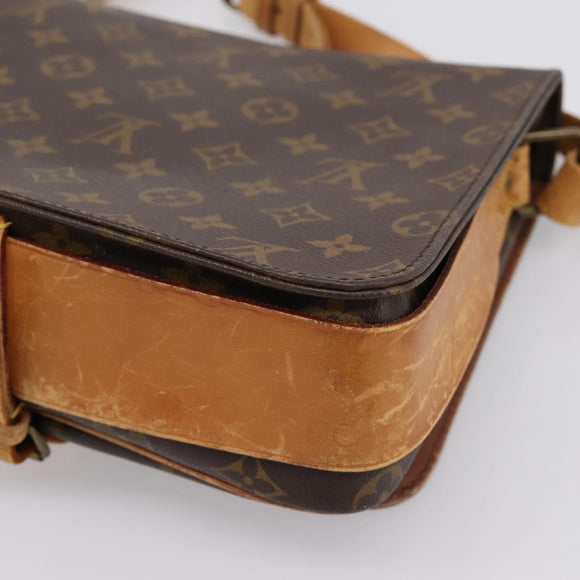 LOUIS VUITTON Monogram Cartouchiere GM Shoulder Bag M51252 LV Auth bs37032