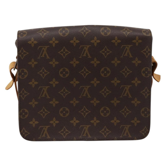 LOUIS VUITTON Monogram Cartouchiere GM Shoulder Bag M51252 LV Auth bs37032