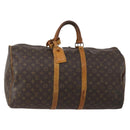 LOUIS VUITTON Monogram Keepall 55 Boston Bag M41424 LV Auth bs37033-1