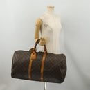 LOUIS VUITTON Monogram Keepall 55 Boston Bag M41424 LV Auth bs37033-24