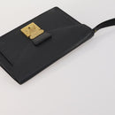 LOUIS VUITTON Epi Serie Dragonne Clutch Bag 2 Set Black Brown LV Auth bs37035-5