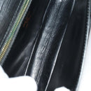 LOUIS VUITTON Epi Serie Dragonne Clutch Bag 2 Set Black Brown LV Auth bs37035-9