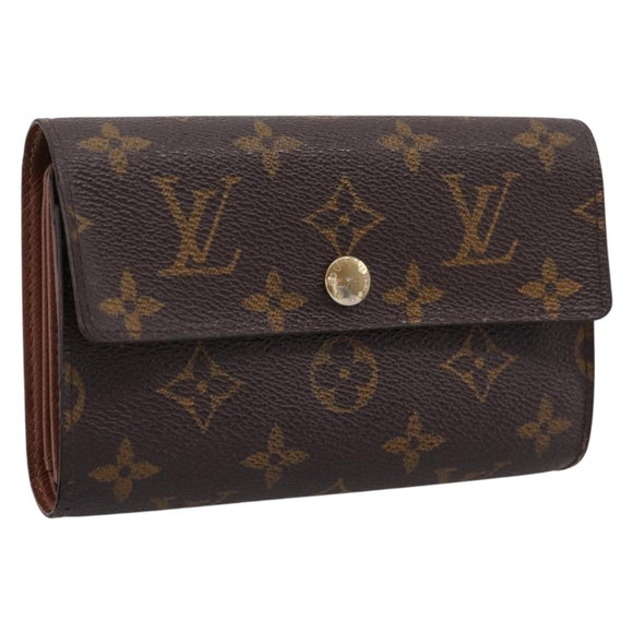 LOUIS VUITTON Monogram Portefeuille Alexandra Trifold Wallet M60047 Auth bs37037