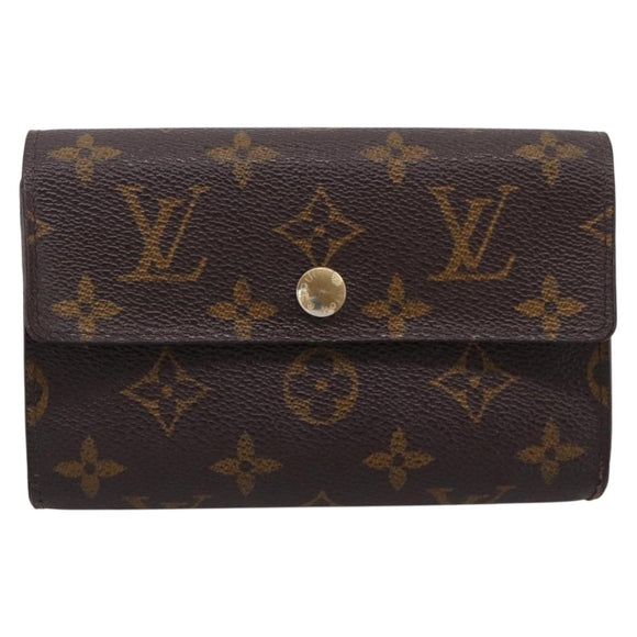 LOUIS VUITTON Monogram Portefeuille Alexandra Trifold Wallet M60047 Auth bs37037