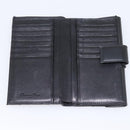 Christian Dior Trotter Canvas Bifold Wallet Silver Black Auth bs37038-9