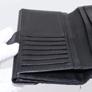 Christian Dior Trotter Canvas Bifold Wallet Silver Black Auth bs37038-21
