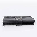 Christian Dior Trotter Canvas Bifold Wallet Silver Black Auth bs37038-5