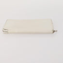 HERMES Wallet Leather Canvas 4 Set White Pink Green Auth bs37043-12
