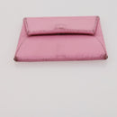 HERMES Wallet Leather Canvas 4 Set White Pink Green Auth bs37043-26
