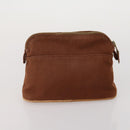 HERMES Wallet Leather Canvas 4 Set White Pink Green Auth bs37043-3