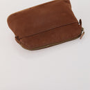 HERMES Wallet Leather Canvas 4 Set White Pink Green Auth bs37043-5