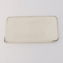 HERMES Wallet Leather Canvas 4 Set White Pink Green Auth bs37043-8