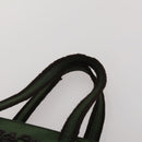 PRADA Hand Bag Nylon 3 Set Green Pink Auth bs37044-13
