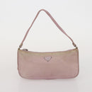 PRADA Hand Bag Nylon 3 Set Green Pink Auth bs37044-16
