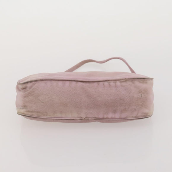 PRADA Hand Bag Nylon 3 Set Green Pink Auth bs37044