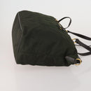 PRADA Hand Bag Nylon 3 Set Green Pink Auth bs37044-4
