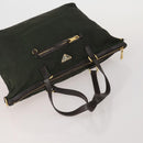 PRADA Hand Bag Nylon 3 Set Green Pink Auth bs37044-5