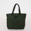 PRADA Hand Bag Nylon 3 Set Green Pink Auth bs37044-9