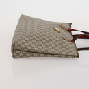 GUCCI GG Supreme Web Sherry Line Hand Bag PVC 3 Set Beige Auth bs37046-12