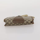 GUCCI GG Supreme Web Sherry Line Hand Bag PVC 3 Set Beige Auth bs37046-23