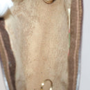 GUCCI GG Supreme Web Sherry Line Hand Bag PVC 3 Set Beige Auth bs37046-24