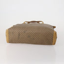 GUCCI GG Supreme Web Sherry Line Hand Bag PVC 3 Set Beige Auth bs37046-7