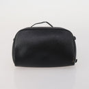 GIVENCHY Shoulder Bag Leather 2 Set Black Gold Auth bs37047-11