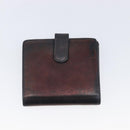 CHANEL Wallet Leather 2 Set Black CC Auth bs37048-12