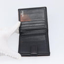 CHANEL Wallet Leather 2 Set Black CC Auth bs37048-17