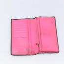 CHANEL Wallet Leather 2 Set Black CC Auth bs37048-9