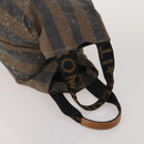 FENDI Tote Bag Coated Canvas Leather Nylon 4 Set Beige Black Brown Auth bs37049-5