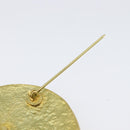 CHANEL Brooch Metal Gold Tone CC Auth bs37050V-13