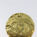 CHANEL Brooch Metal Gold Tone CC Auth bs37050V-3