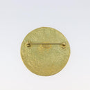 CHANEL Brooch Metal Gold Tone CC Auth bs37050V-6