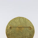 CHANEL Brooch Metal Gold Tone CC Auth bs37050V-7