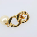CHANEL Earring metal Gold Tone CC Auth bs37052-12