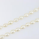 CHANEL Pearl Necklace metal Gold White CC Auth bs37053V-13