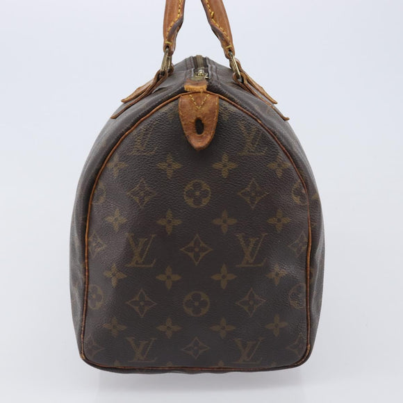 LOUIS VUITTON Monogram Speedy 30 Hand Bag M41526 LV Auth bs37059
