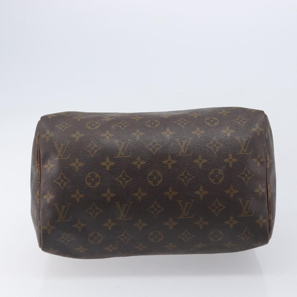 LOUIS VUITTON Monogram Speedy 30 Hand Bag M41526 LV Auth bs37059