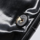 CHANEL Chain Shoulder Bag Patent Black Gold Tone CC Auth bs37062-10