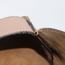 LOEWE Shoulder Bag Leather Beige Gold Tone Auth bs37066-9